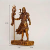 Hindu Gods : Shiva Resin Golden Statue for Car Dashboard, Home, Office, Bedroom, Living Room & Dining Room