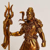 Hindu Gods : Shiva Resin Golden Statue for Car Dashboard, Home, Office, Bedroom, Living Room & Dining Room