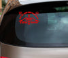 13 Red God Khatu Shyam Sticker for Car and Bike Sticker 20x12cm