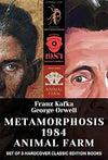 1984, Metamorphosis & Animal Farm by Franz Kafka, George Orwell [Hardcover] Set of 3 Hardcover Books