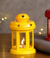 Moroccan Lantern, Tealight Candle Holder with Tealight Candle for Home Decor Home Decor and Gift - Yellow