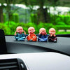 Little Baby Monk Buddha Set Of 4 Pcs Lord Buddha Idol For Car dashboard, Home Decor & Office Desk