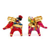 Handmade Recycled Material Elephant Rider Rajasthani Dolls Puppet Tealight Candle Holder