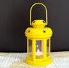 Moroccan Lantern, Tealight Candle Holder with Tealight Candle for Home Decor Home Decor and Gift - Yellow