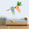 Krishna Flute Wall Sticker & Mural Sticker for Wall Size - 60x60cm NBD39