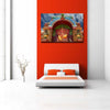 Gods Hindu Temple South India Kerala | Peel & Stick Vinyl Wall Sticker for Bedroom & Living Room | 26.6 x 18 inch (68 x 46 cms)