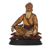 Baba Deep Singh Ji Wooden Photo Frame Showpiece Specially Use for Car-Dashboard Home Decor, Pooja Room