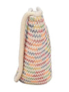 Woven Women Luxury Jute Handbag, Sling Bag, Small Shopping Bag, Ladies Shoulder Purse - Multicolour