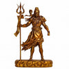 Hindu Gods : Shiva Resin Golden Statue for Car Dashboard, Home, Office, Bedroom, Living Room & Dining Room