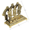 Ram Darbar Idol for Home Temple with Sitting Hanumanji