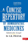 A Concise Repertory of Homoeopathic Medicines by S.R. Phatak [Paperback]