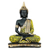 Polyresin Sitting Buddha Idol Statue | Home Decor Showpiece | Decoration & Gift - Yellow