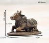 Lord Nandi Idol, Patina Antique Finish For Home Decor, Pooja Room