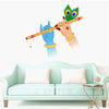 Krishna Flute Wall Sticker & Mural Sticker for Wall Size - 60x60cm NBD39