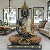 new 25 centimetre Meditating sitting Buddha statue showpiece idol home decor items for living room and gifts