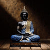 Polyresin Sitting Buddha Idol Statue | Home Decor Showpiece | Decoration & Gift