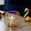 Tealight Candle Holder for Decoration Pack of 2 - Metal, Golden