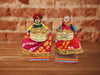 Handmade Recycled Material Rajasthani Dolls Puppet Tealight Candle Holder