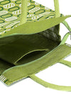 Eco-Friendly Jute Bag-Reusable Tiffin/Shopping/Grocery Multipurpose Hand Bag with Zip & Handle for Men and Women