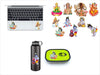 Gods Stickers for Pooja Room/Vinyl Waterproof Stickers for Kids, Laptops, waterbottles, Electronic Gadgets (Pack of 10 Plus Stickers)