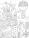 Fantasy- Colouring Book for Adults [Paperback]