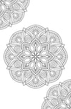 Mandala - Mini Adult Colouring Pad by Team Pegasus [Paperback]