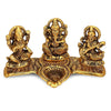 Lord Lakshmi Ganesha Saraswati with Diya Idol For Puja & Home Decor