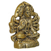 Hindu Gods : Panchmukhi Hanuman Ji Metal Idol for Door Entrance, Home and Pooja Decor