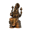 Copper Handmade Lakshmi Narashimha Idol, 90 Grams