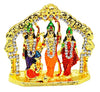 Metal lord Shri Ram Mata Sita Laxman ji and hanuman Ji for Car Dashboard, Temple, Home Decor & Office Showpiece