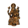 Copper Handmade Lakshmi Narashimha Idol, 90 Grams