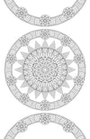 Mandala - Mini Adult Colouring Pad by Team Pegasus [Paperback]