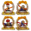 Recycled Material Rajasthani Raja Rani Puppet/Dolls Decorative Jharokha Tealight Candle Holder