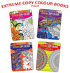 Extreme Copy Colouring 4 Books Pack [Paperback]