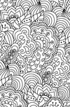 Patterns - Mini Adult Colouring Pad by Team Pegasus [Paperback]