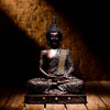 new 25 centimetre Meditating sitting Buddha statue showpiece idol home decor items for living room and gifts