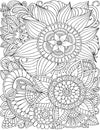 Flowers- Colouring Book For Adults [Paperback]