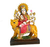 Handmade Durga Maa Resin Idol, measuring 12.5x8x17 cm, ideal for home decor and puja, showcasing intricate details and vibrant colors