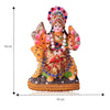 Handmade Goddess Durga idol made of terracotta, beautifully painted, perfect for home decor, puja rooms, and spiritual gifts