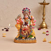 Handmade Goddess Durga idol made of terracotta, beautifully painted, perfect for home decor, puja rooms, and spiritual gifts