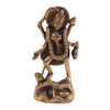 A detailed handmade brass statue of Goddess Maha Kali, representing strength and protection, ideal for altars and home decor.