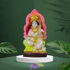 Handmade resin idol of Goddess Saraswati, representing wisdom and creativity, suitable for home, office, or altar decoration.