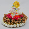 Handcrafted Ganesha idol made of durable Polyresin, measuring 20 cm x 15 cm x 2 cm, symbolizing wisdom and prosperity for home decor