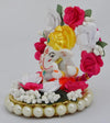 Handcrafted Ganesha idol made of Polyresin, symbolizing wisdom and prosperity, perfect for home decor and altars