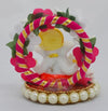 Handcrafted Ganesha idol made of Polyresin, symbolizing wisdom and prosperity, perfect for home decor and altars