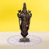 Handcrafted Lord Balaji Copper Idol, 2.2 cm x 2.2 cm x 8.3 cm, showcasing intricate details, perfect for altars and spiritual decor