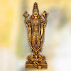 Handmade Lord Tirupati Balaji idol crafted from premium resin, featuring intricate details that capture the divine essence of the deity. Ideal for home, office, or altar placement