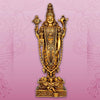 Handmade Lord Tirupati Balaji idol crafted from premium resin, featuring intricate details that capture the divine essence of the deity. Ideal for home, office, or altar placement