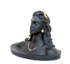 Handcrafted Lord Adiyogi Shiva idol in meditative posture, made from durable resin, ideal for home altars and spiritual decor