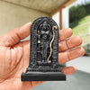 A beautifully crafted antique resin Lord Ram Lalla idol, ideal for altars and home decor, showcasing intricate detailing and spirituality.